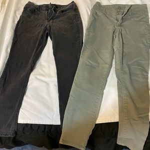 Pants and shirts